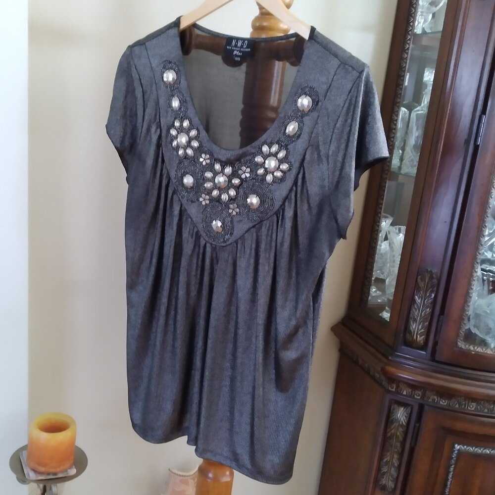 Elegant Top, NWD, Size - 1X